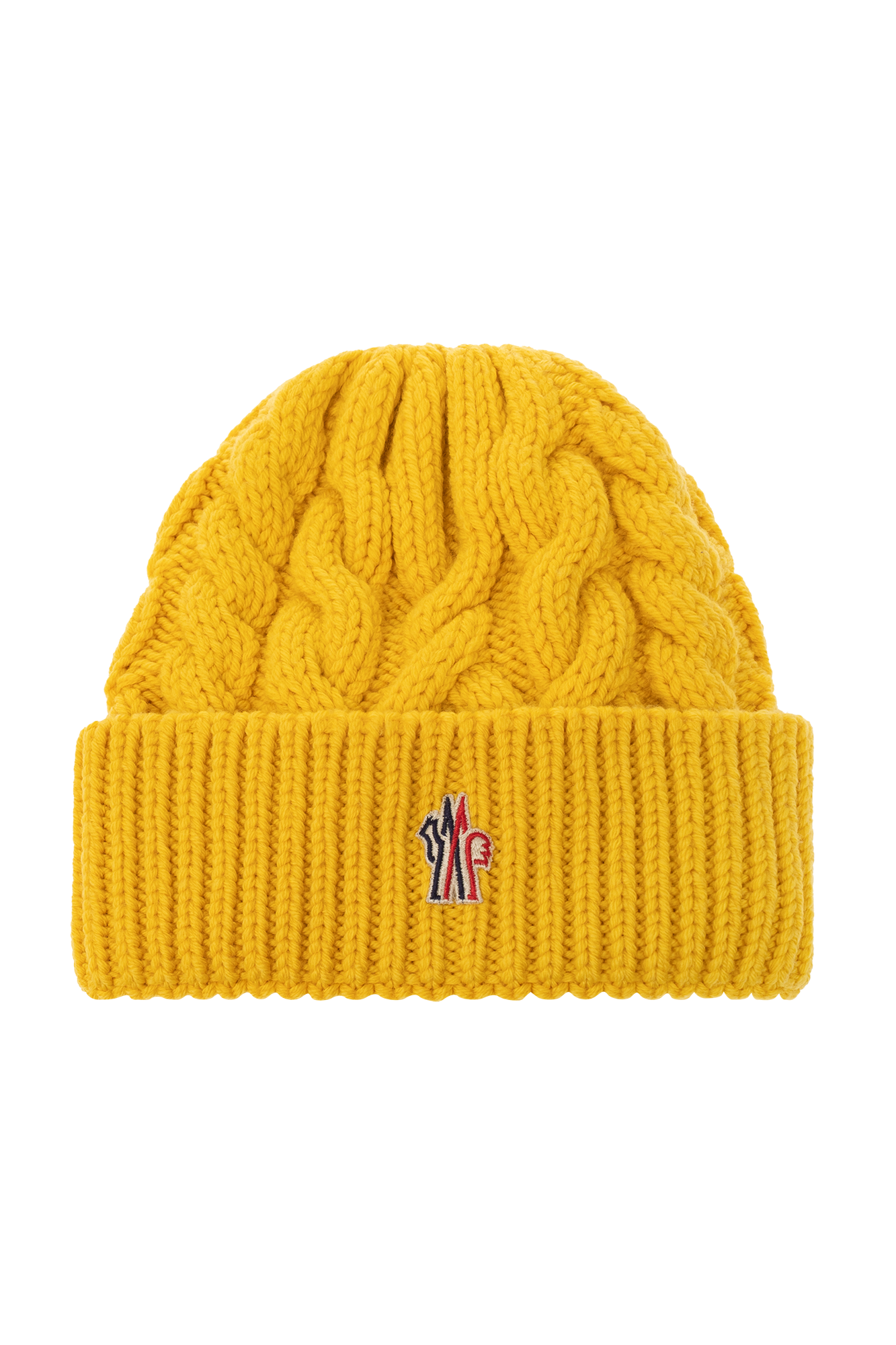 Yellow moncler online hat